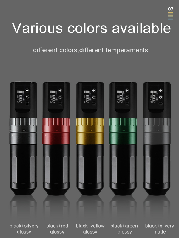 Stroke Adjustable Wireless Tattoo Pen Machine(2 batteries) 