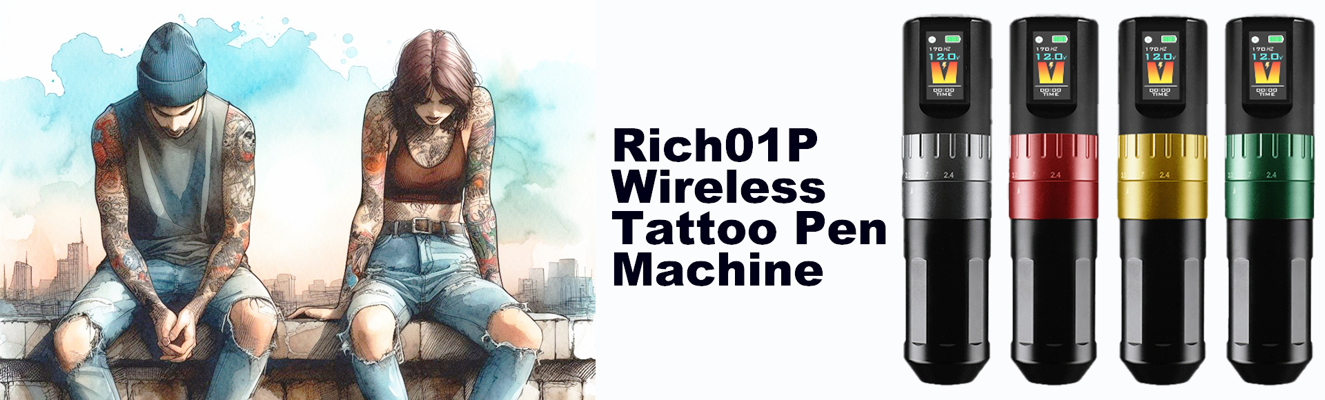 Rich01P Wireless Tattoo Pen Machine