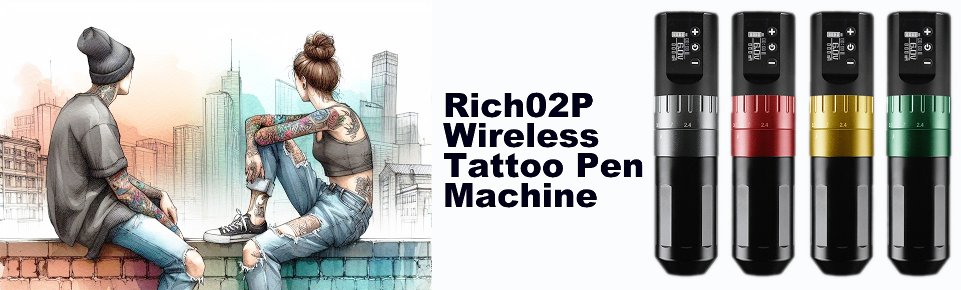 Rich02P Wireless Tattoo Pen Machine