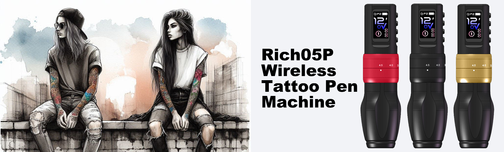 Rich05P Wireless Tattoo Pen Machine
