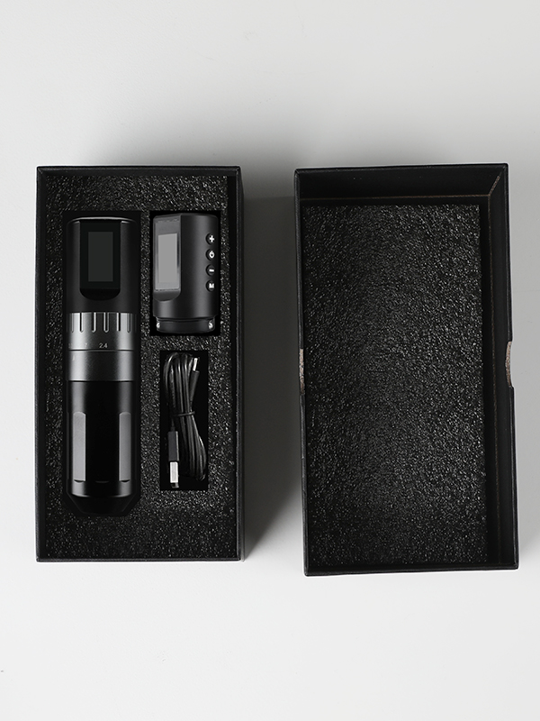 Color Screen Wireless Tattoo Pen Machine(2 batteries)