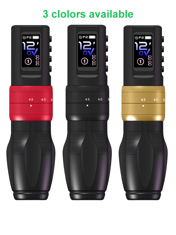 Color Screen Wireless Tattoo Pen Machine PRO(2 batteries)