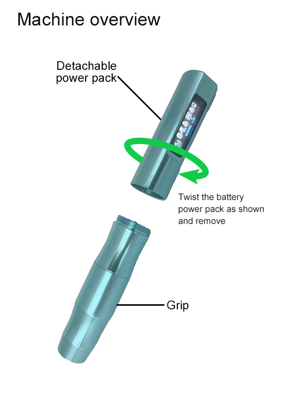 Color Screen Wireless PMU Pen Machine(2 batteries)